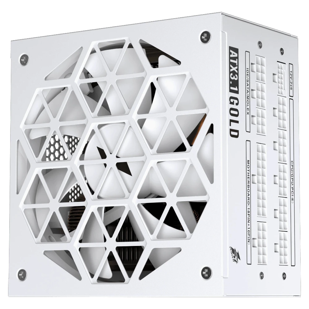 1STPLAYER ACK 750 Gold (ATX 3.1, PCIe 5.1, White)
