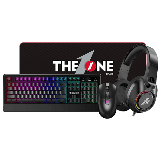 1STPLAYER KT2 4in1 Gaming Peripherals Combo (Keyboard, Mouse, Headset & Mouse Pad)