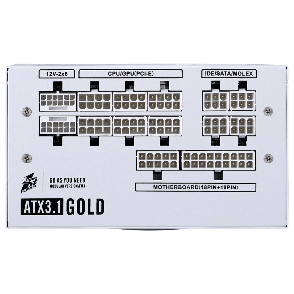 1STPLAYER NGDP 850 Gold (ATX 3.1 PCIe 5.1, White)