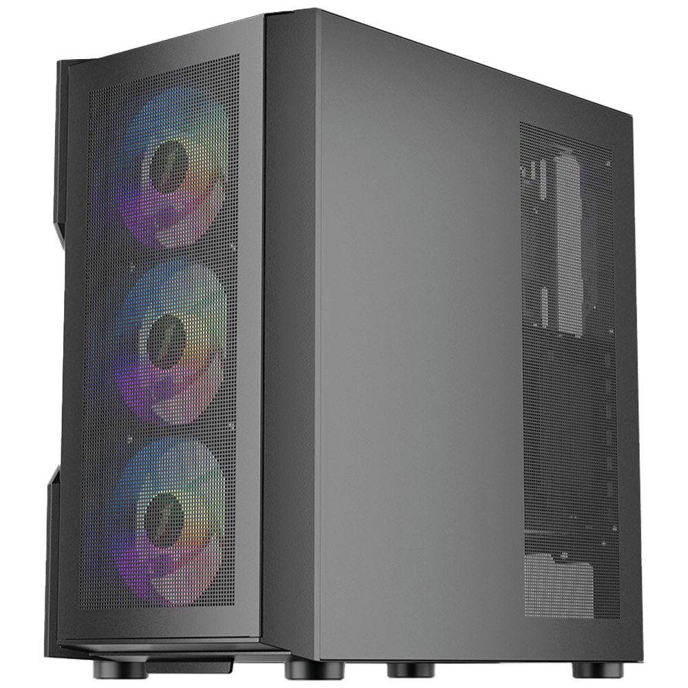 1STPLAYER T7-P Gaming Case Black (ATX, Top 240mm Radiator)