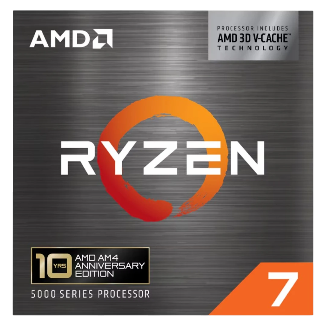 AMD Ryzen 7 5800X3D 10th Anniversary (8C/16T @ 4.5GHz Turbo, AM4)