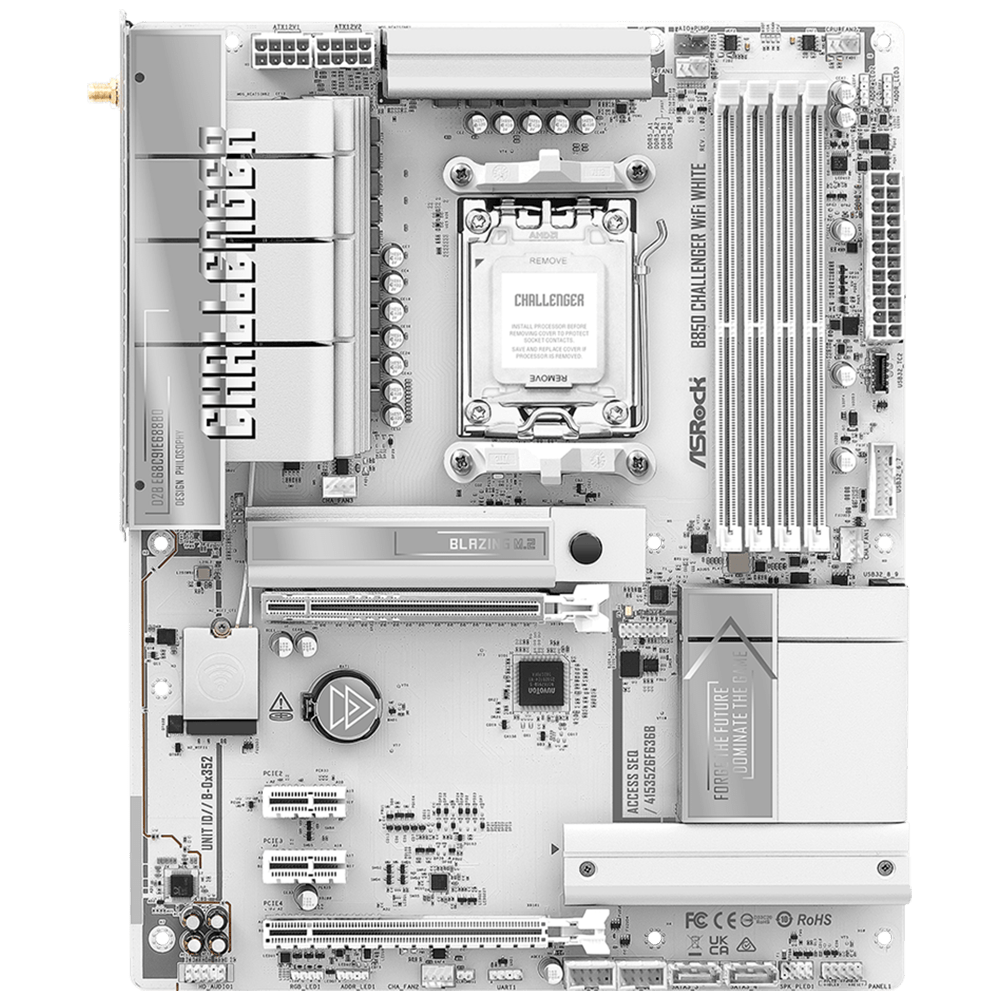 ASRock B850 Challenger WiFi7 White (AM5, ATX)