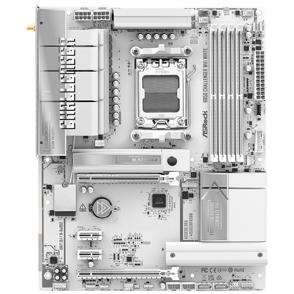 ASRock B850 Challenger WiFi7 White (AM5, ATX)