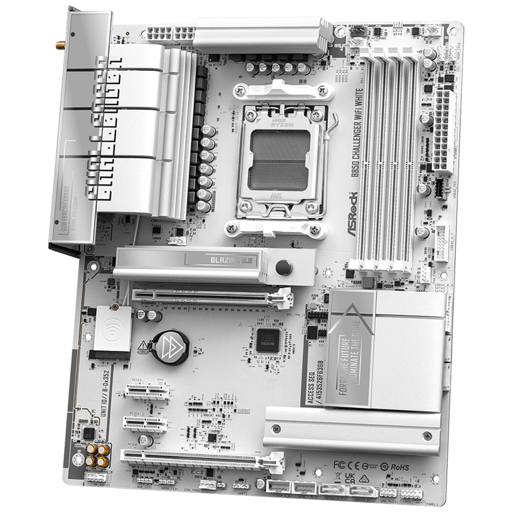 ASRock B850 Challenger WiFi7 White (AM5, ATX)