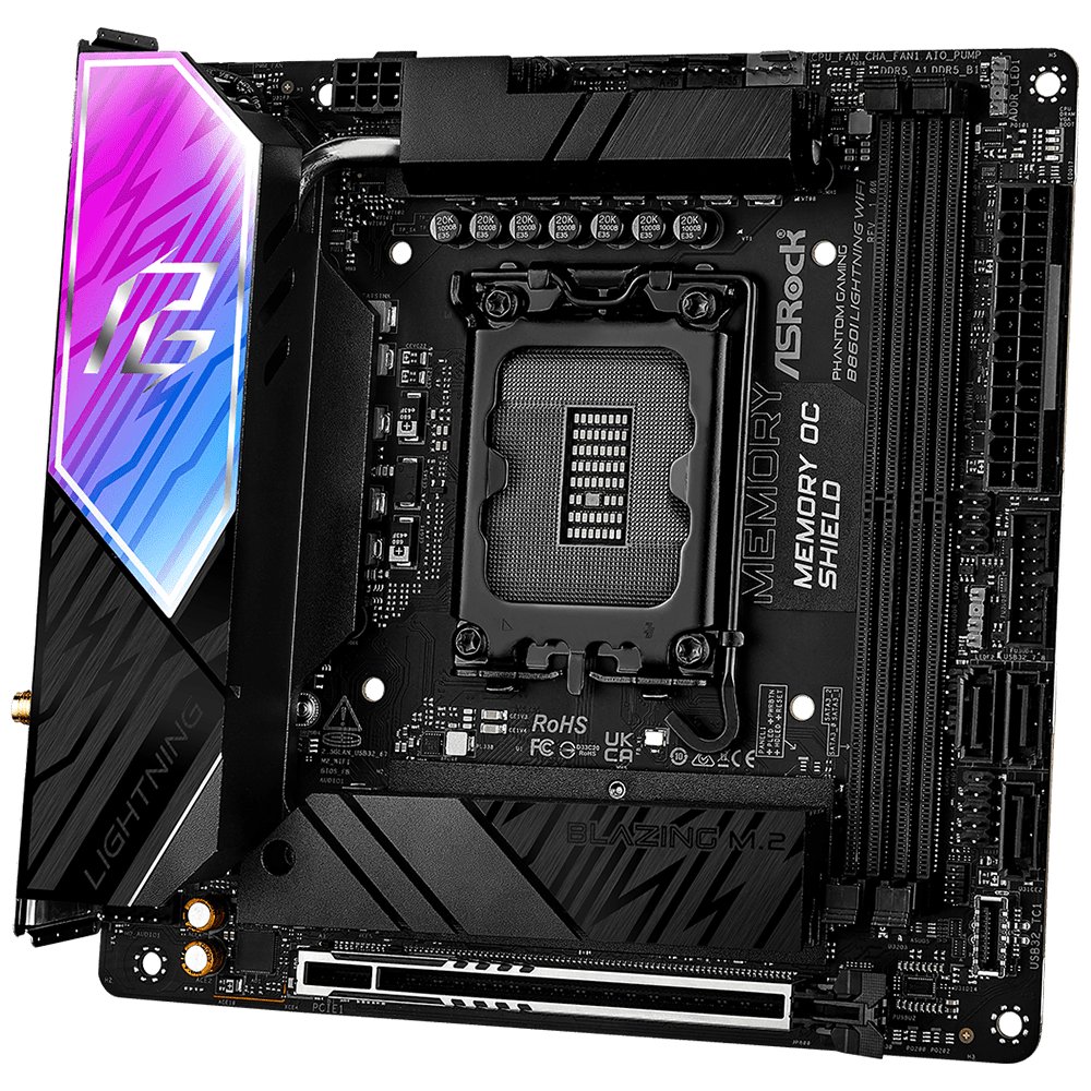 ASRock B860I Lightning WiFi6E (LGA 1851, ITX)