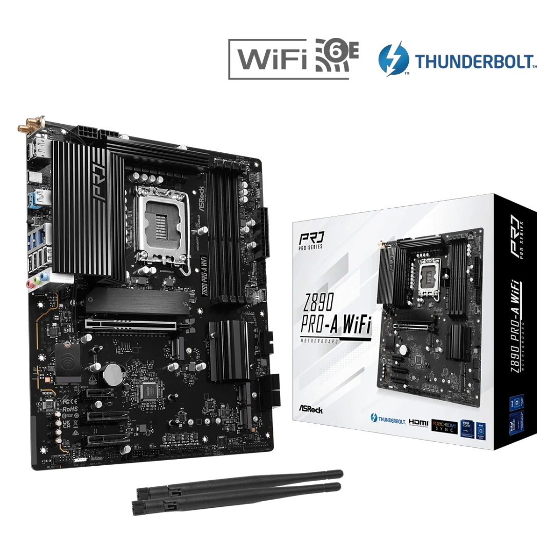 ASRock Z890 PRO-A WiFi6E (ATX, LGA 1851)