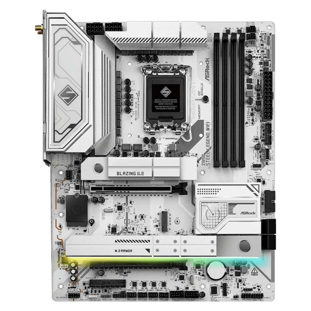 ASRock Z890 STEEL LEGEND WiFi7 White (ATX, LGA 1851)