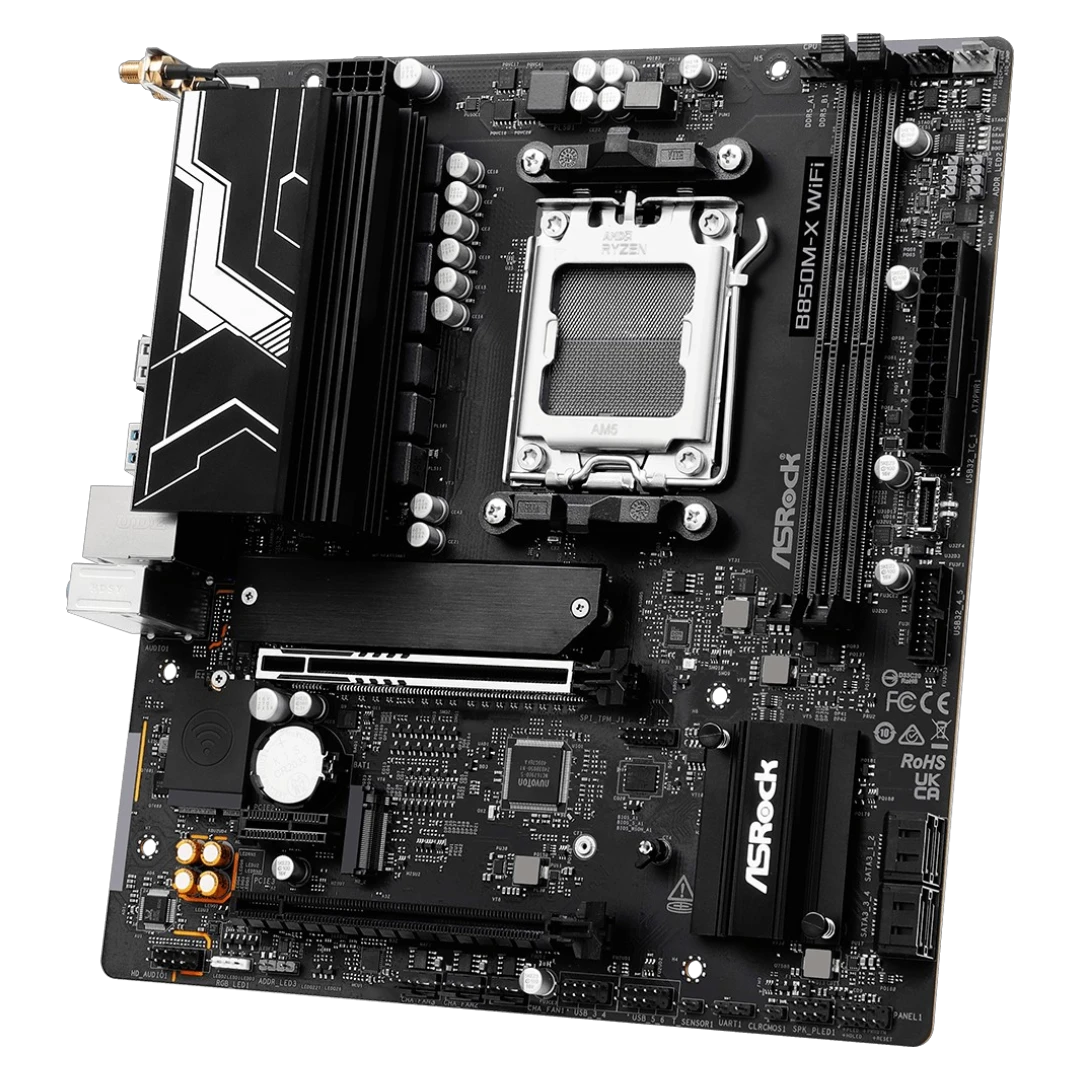 ASRock B850M-X WiFi6E R2.0 (AM5, Micro-ATX)