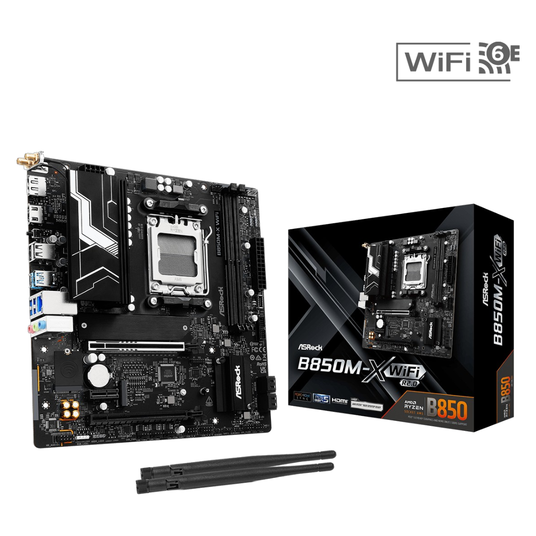 ASRock B850M-X WiFi6E R2.0 (AM5, Micro-ATX)