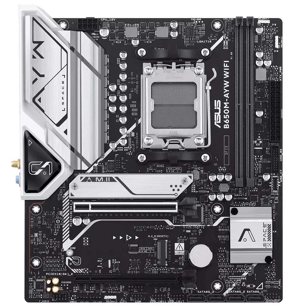 ASUS B650M-AYW WiFi6 (AM5, Micro-ATX)