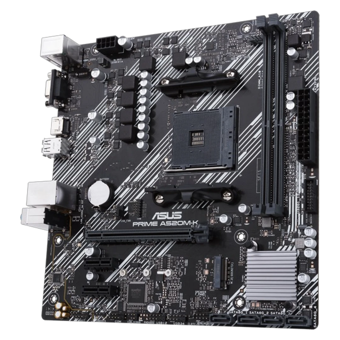 ASUS PRIME A520M-K D4 (AM4, Micro-ATX)