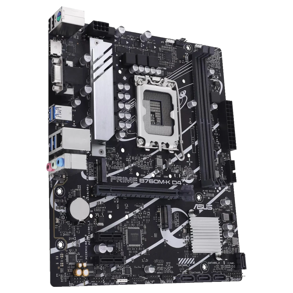 ASUS PRIME B760M-K CSM D4 (LGA 1700, Micro-ATX)