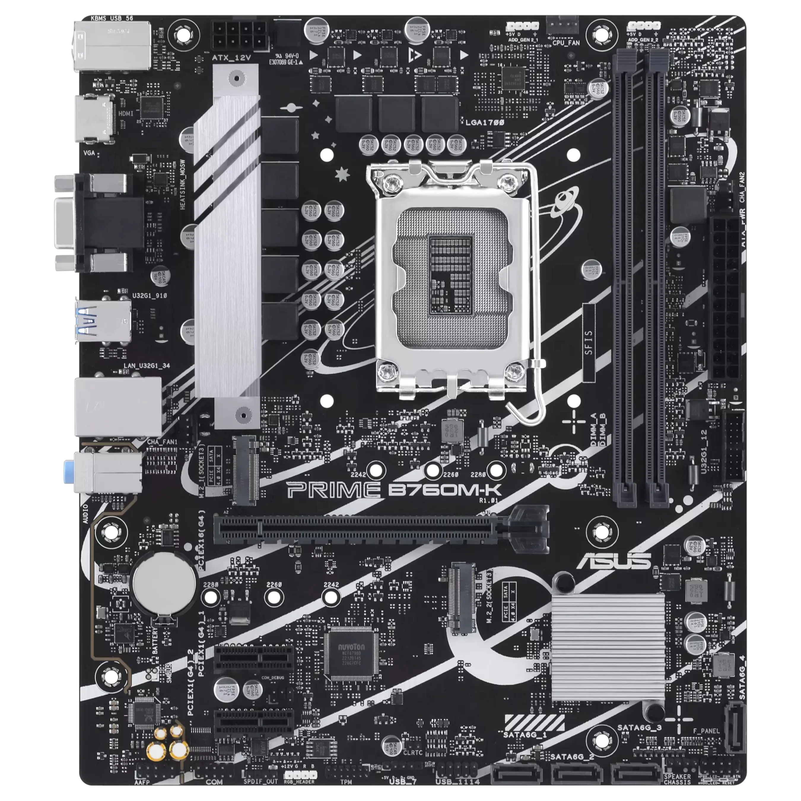 ASUS PRIME B760M-K WiFi6 (LGA 1700, Micro-ATX)