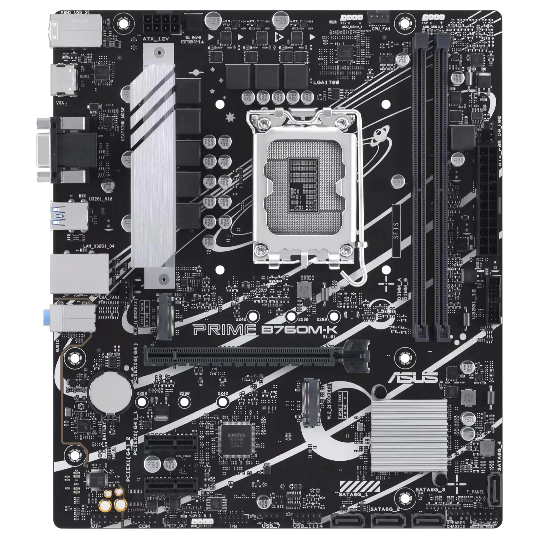 ASUS PRIME B760M-K WiFi6 (LGA 1700, Micro-ATX)