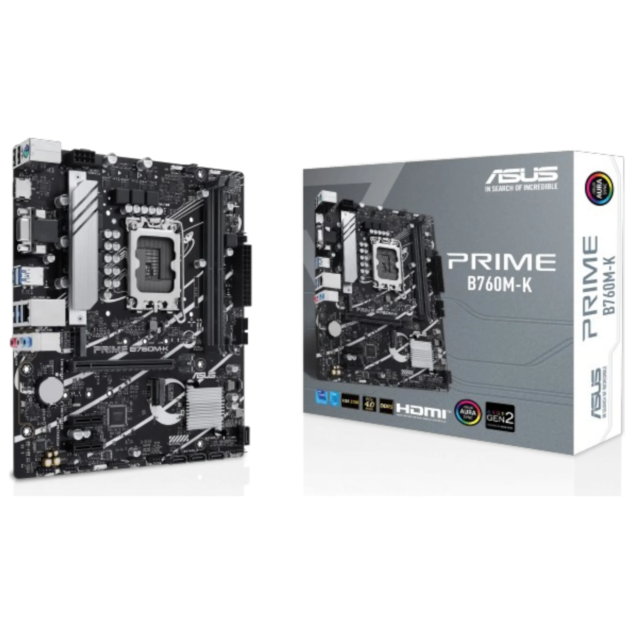 ASUS PRIME B760M-K WiFi6 (LGA 1700, Micro-ATX)