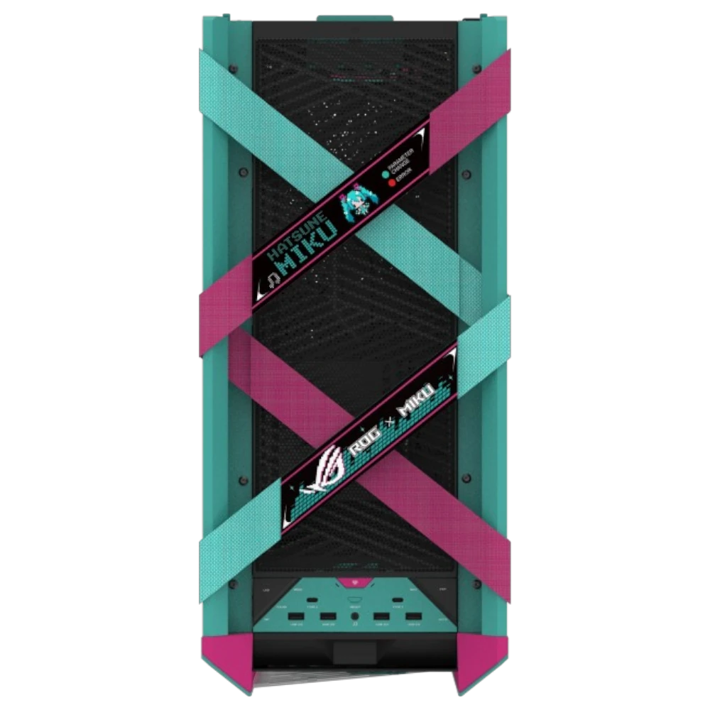 ASUS ROG Strix Helios II Hatsune Miku Edition (E-ATX, Top 420mm Radiator, GPU Holder)