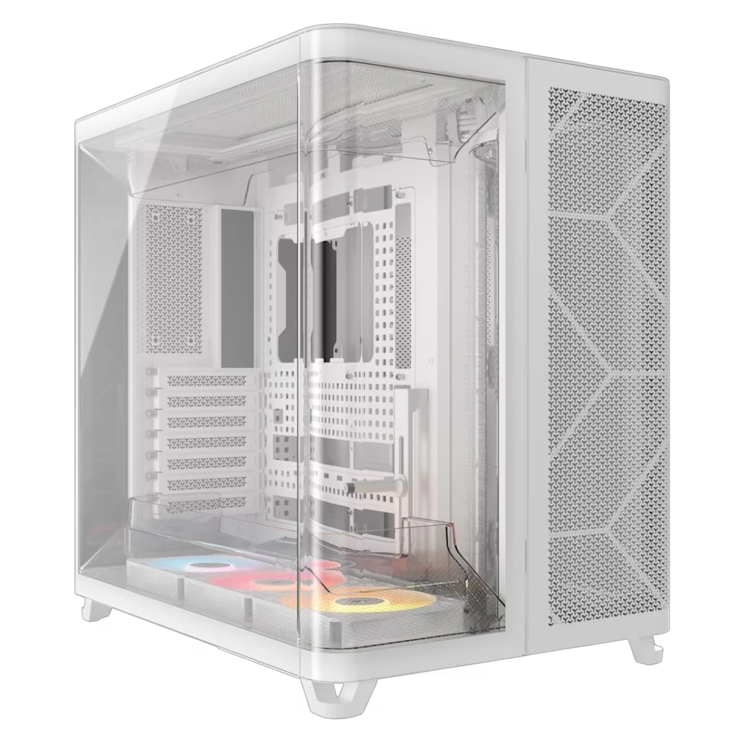 CORSAIR AIR 5400 RS-R ARGB 3F White (E-ATX, Triple Chamber, Top 360mm Radiator)