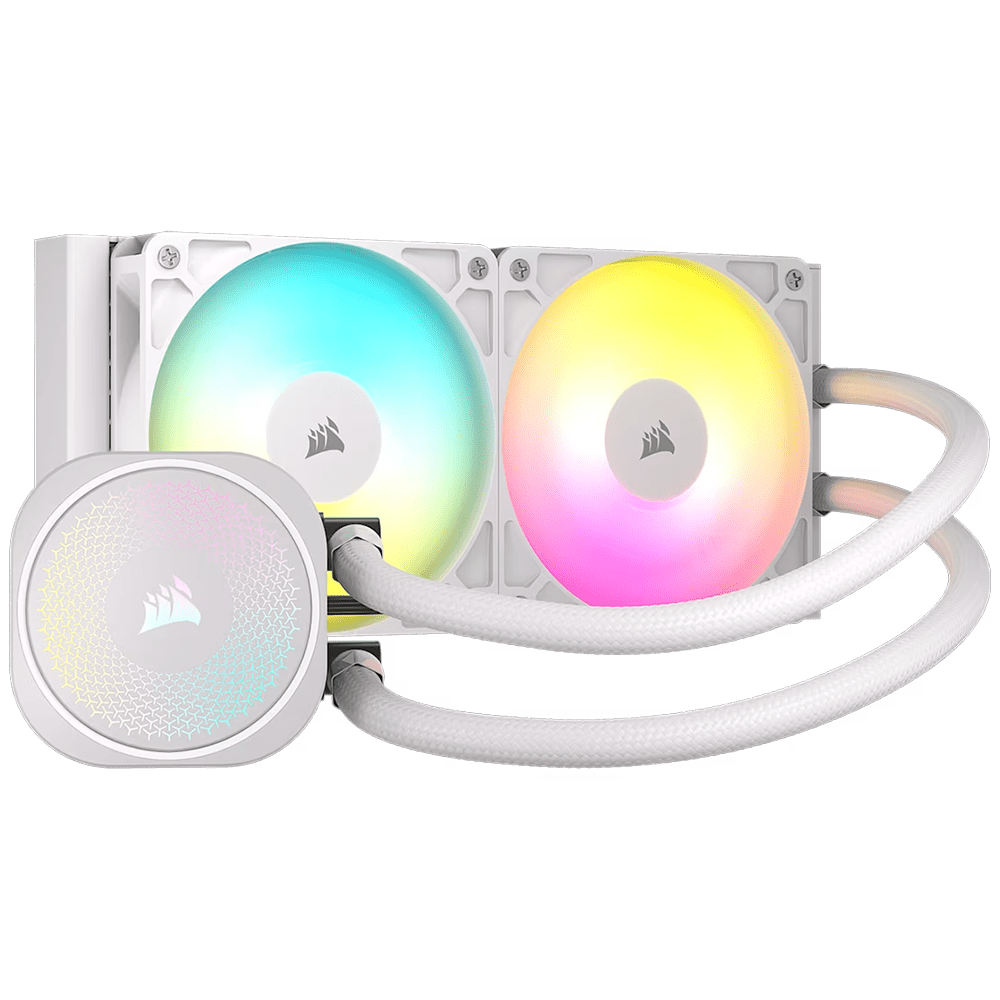 CORSAIR NAUTILUS 240 RS ARGB Liquid CPU Cooler - White