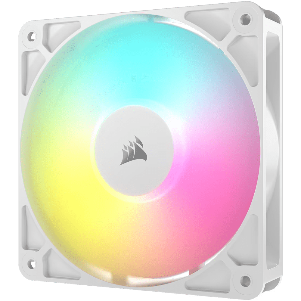 CORSAIR RS120 ARGB 120mm PWM Fan - Triple Pack - White