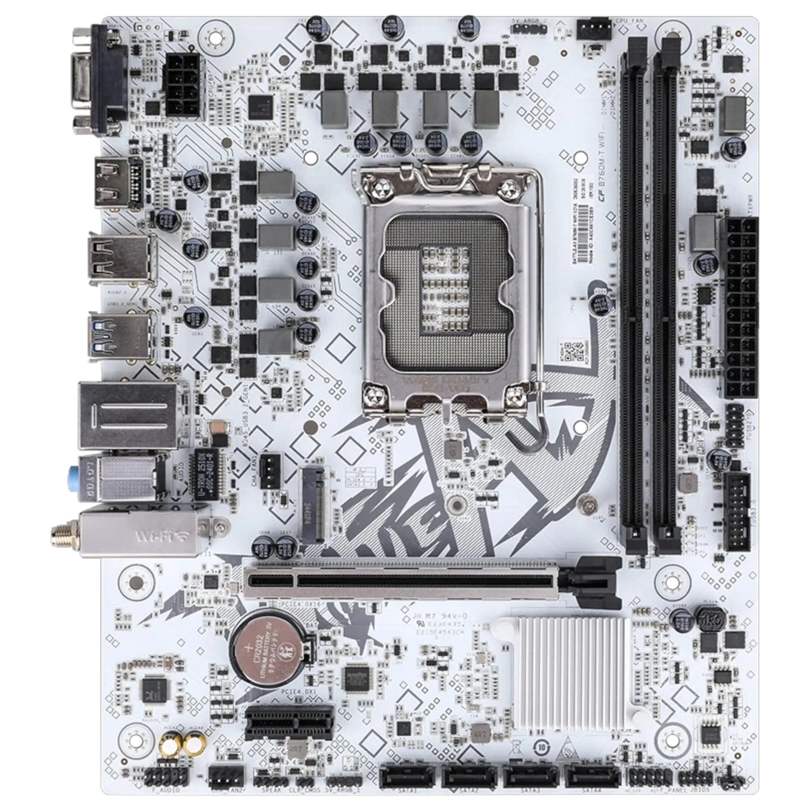Colorful BATTLE-AX B760M-T WiFi6 V21A White (LGA 1700, Micro-ATX)