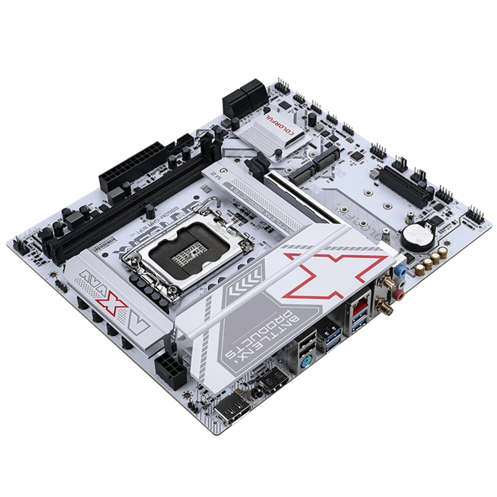 Colorful BATTLE-AX B860M-GHA WiFi6 V20 White (LGA 1851, Micro-ATX)