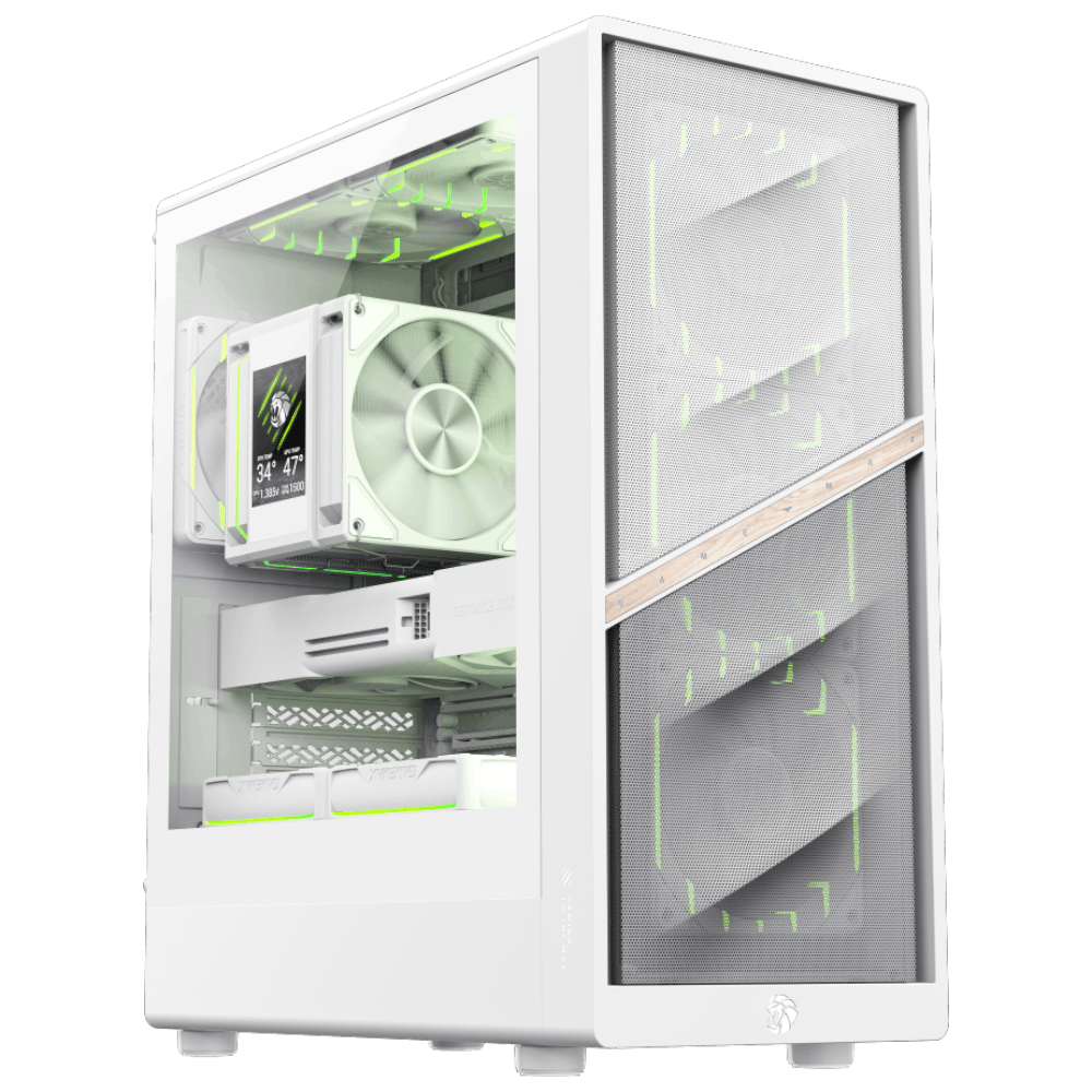 GAMEMAX AERIS 330 4F White (Micro-ATX, Top 240mm Radiator)