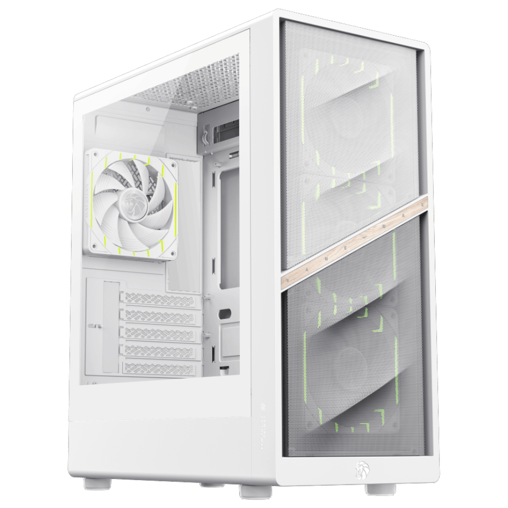 GAMEMAX AERIS 330 4F White (Micro-ATX, Top 240mm Radiator)