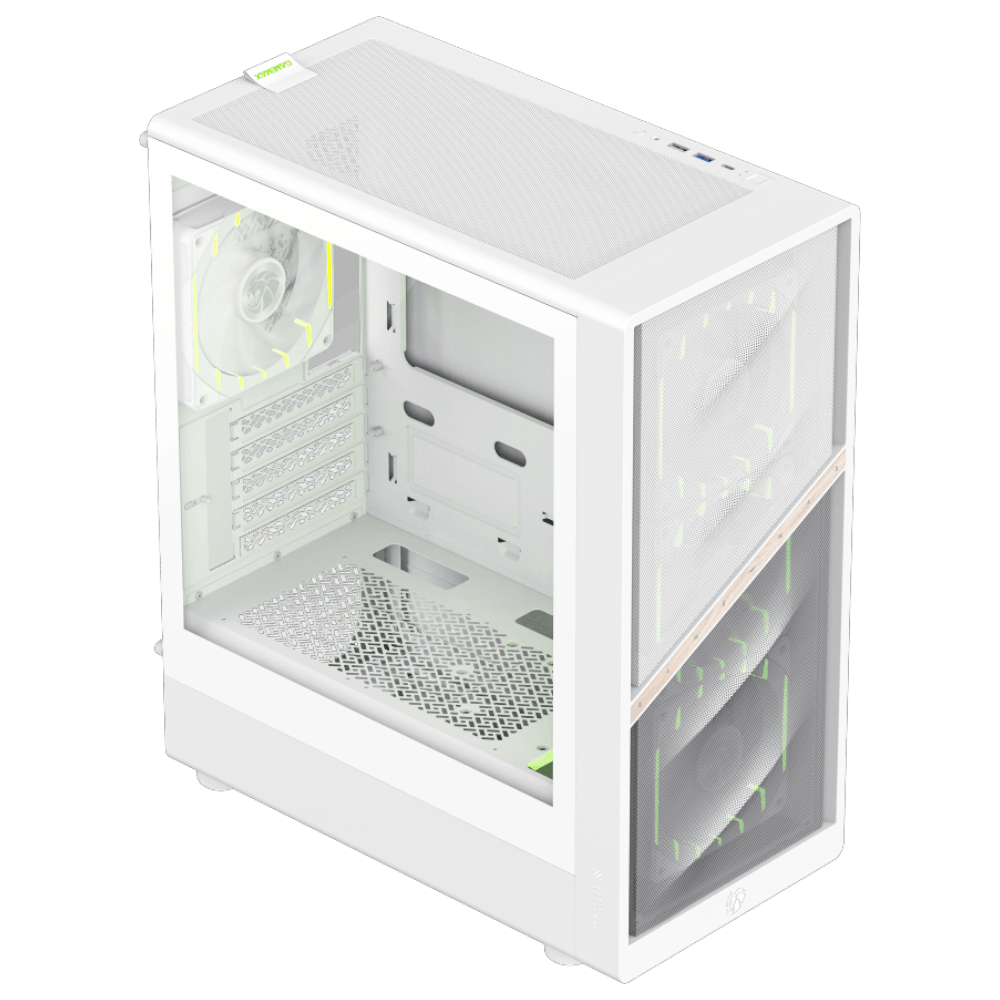 GAMEMAX AERIS 330 4F White (Micro-ATX, Top 240mm Radiator)
