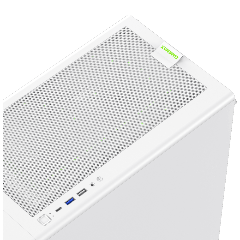 GAMEMAX AERIS 330 4F White (Micro-ATX, Top 240mm Radiator)
