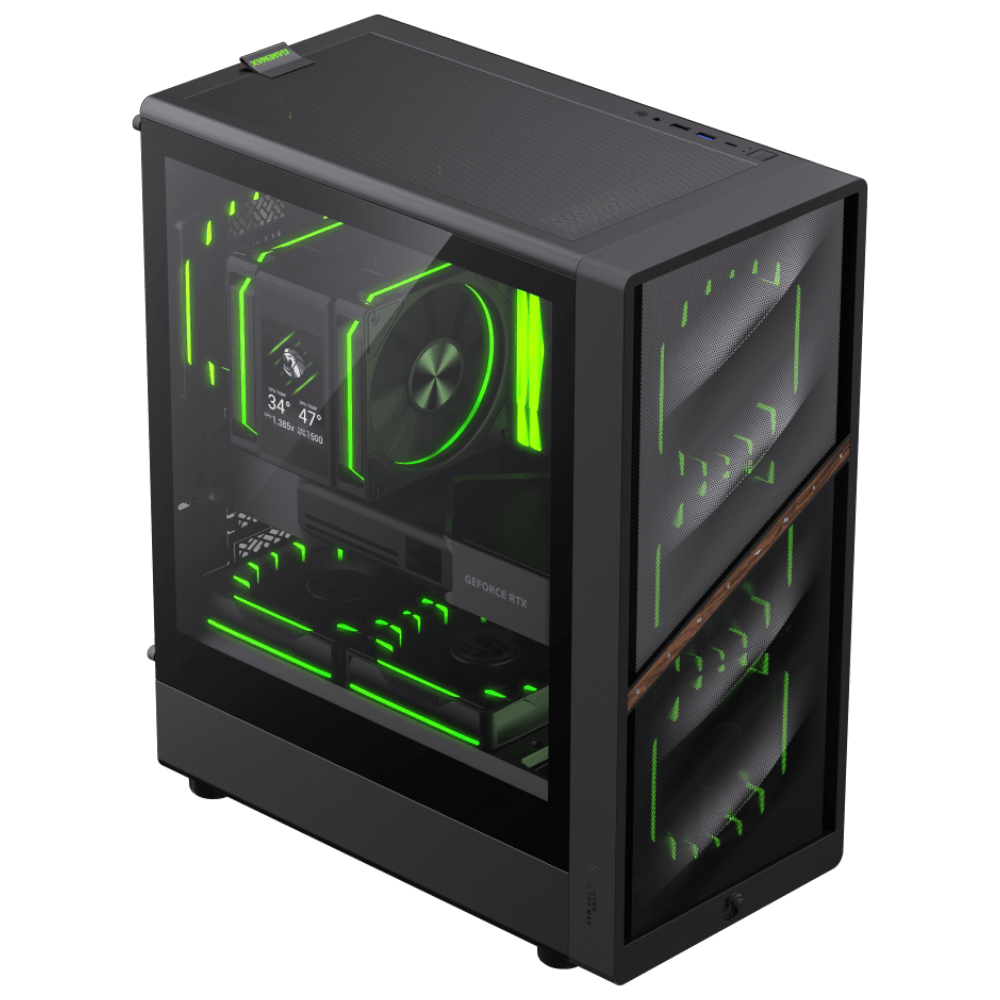 GAMEMAX AERIS 330 4F (Micro-ATX, Top 240mm Radiator)