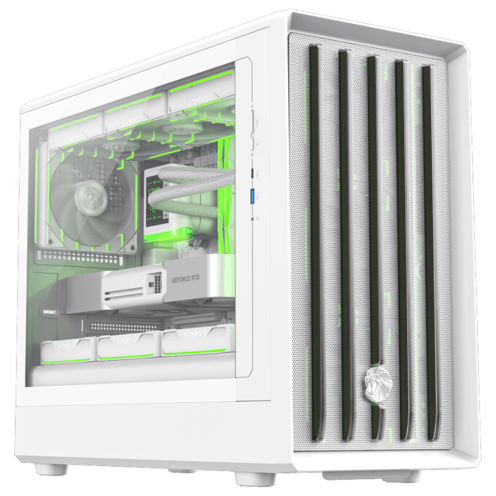 [PROMO] GAMEMAX CLAW 360 4F White (Micro-ATX, Top 360mm Radiator, GPU Holder)