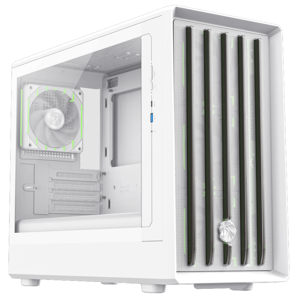 [PROMO] GAMEMAX CLAW 360 4F White (Micro-ATX, Top 360mm Radiator, GPU Holder)