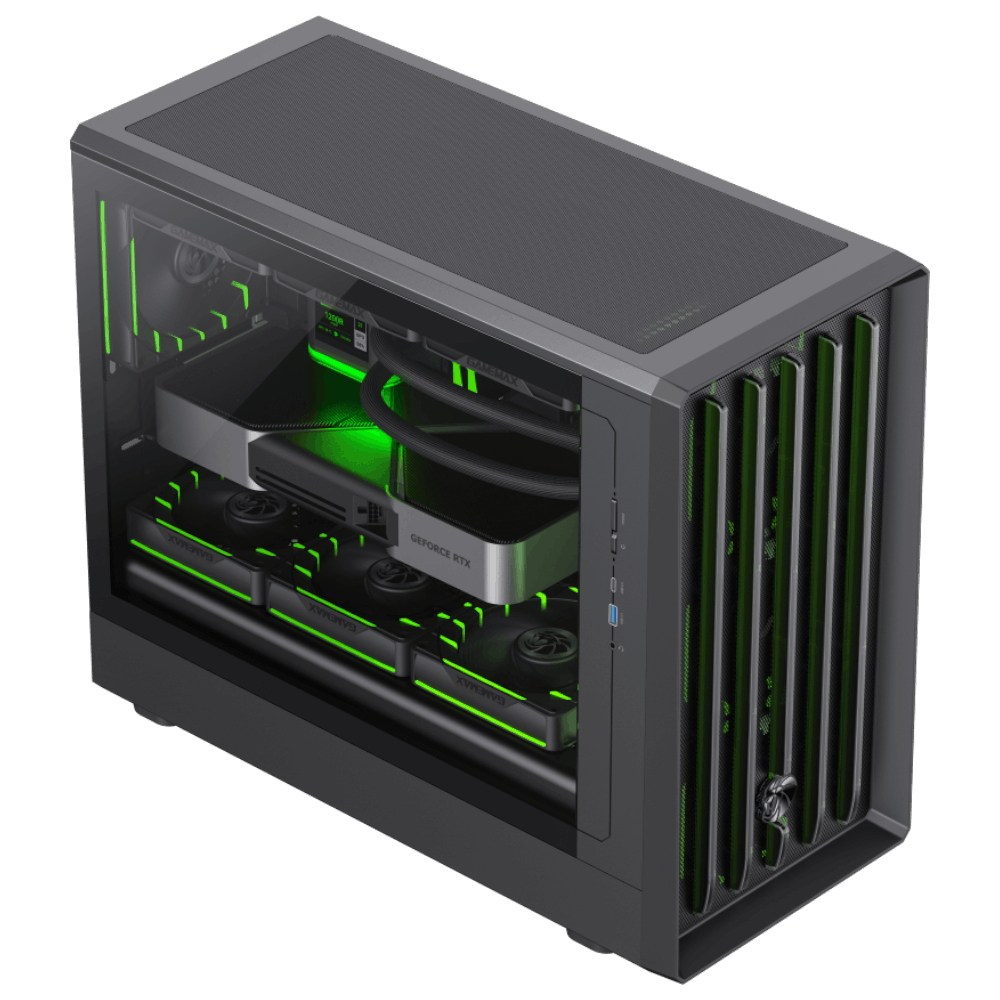 [PROMO] GAMEMAX CLAW 360 4F (Micro-ATX, Top 360mm Radiator, GPU Holder)