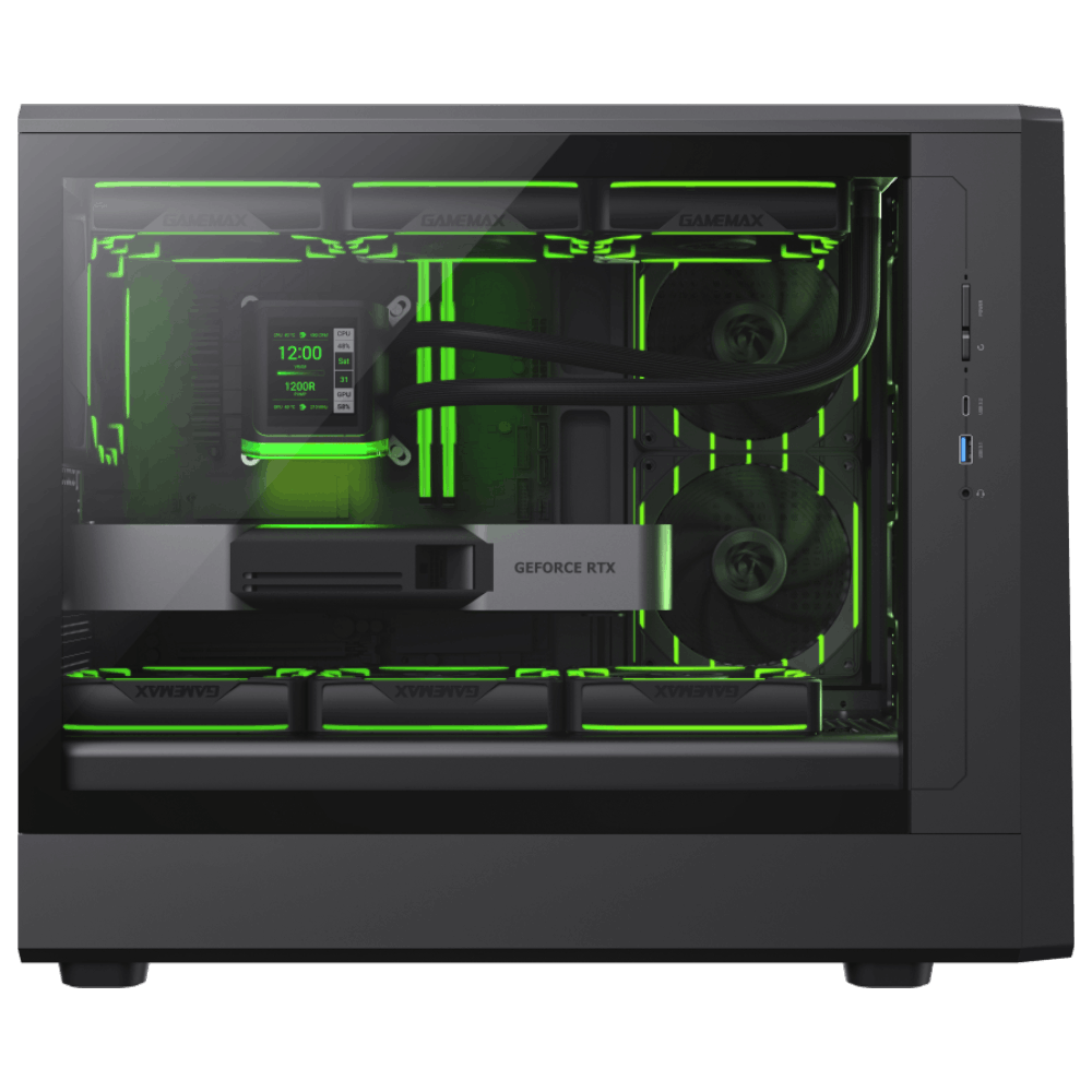 [PROMO] GAMEMAX CLAW 360 4F (Micro-ATX, Top 360mm Radiator, GPU Holder)