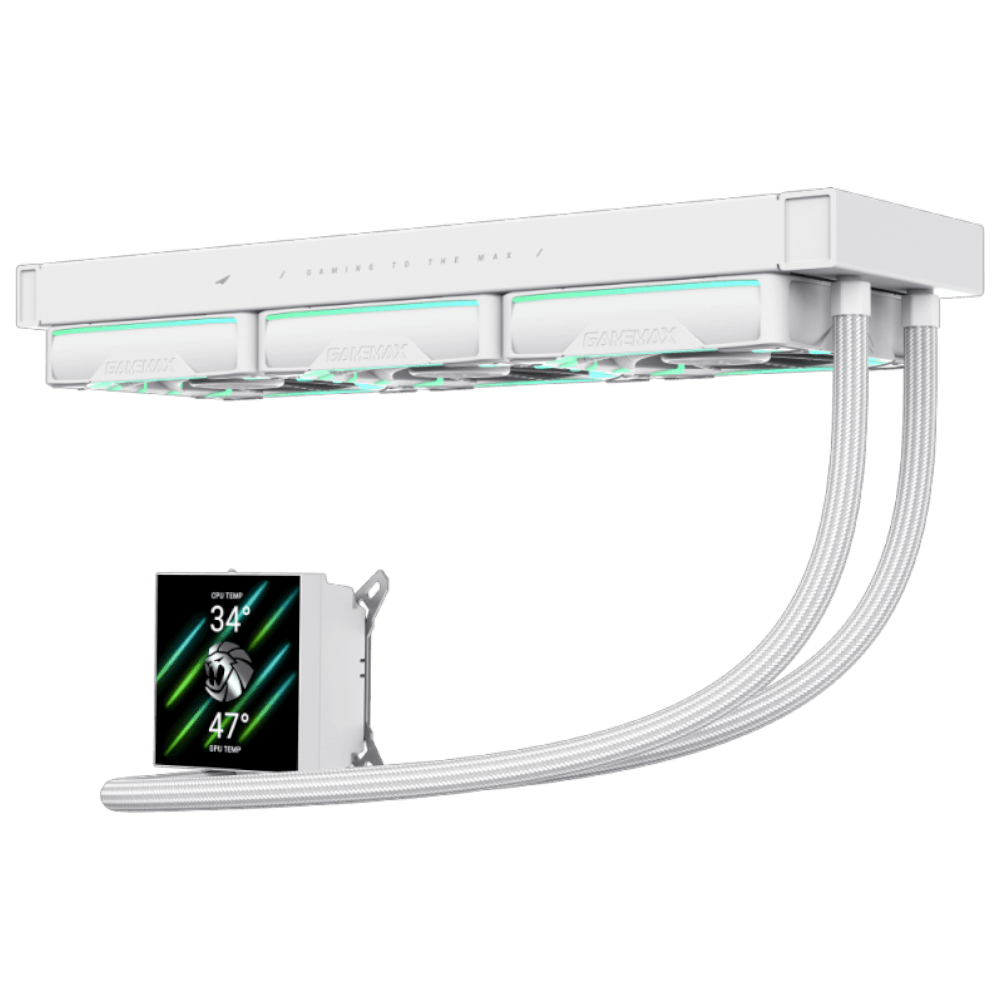 GAMEMAX HAILSTORM 360 LCD White