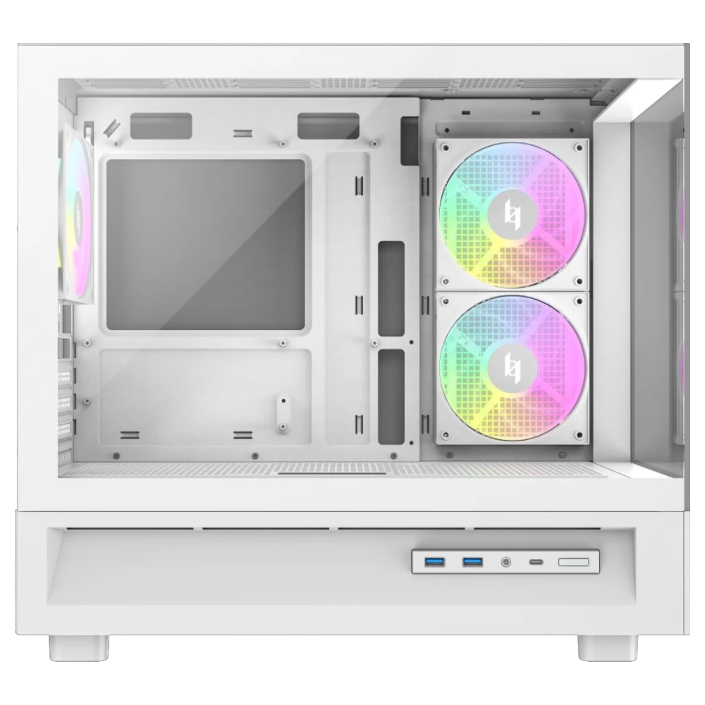 XERON NEX C31 3F White (Micro-ATX, Top 360mm Radiator) - Mushi's Choice