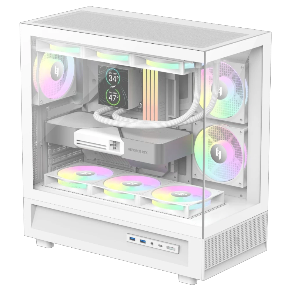 XERON NEX C51 White (ATX, Top 360mm Radiator)