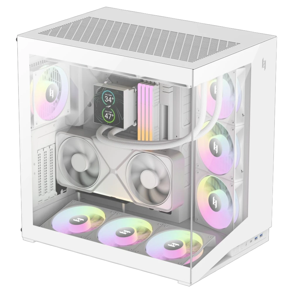 XERON NEX C56 White (ATX, Top 360mm Radiator)