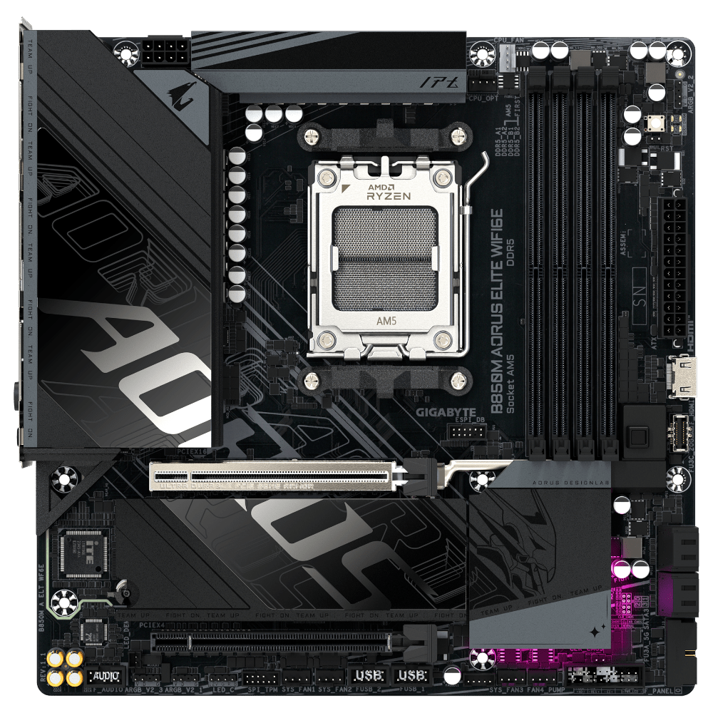GIGABYTE B850M AORUS ELITE WiFi6E (AM5, Micro-ATX)