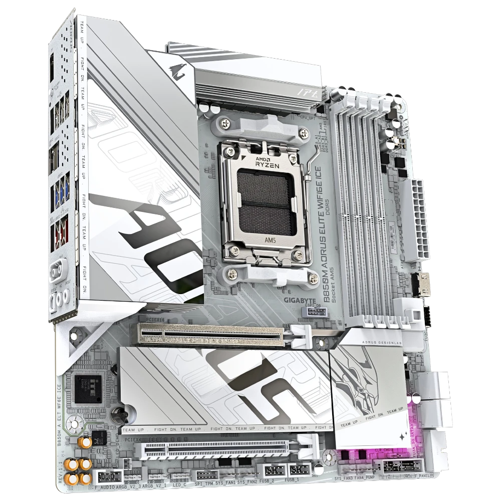 GIGABYTE B850M AORUS ELITE WiFi6E ICE White (AM5, Micro-ATX)