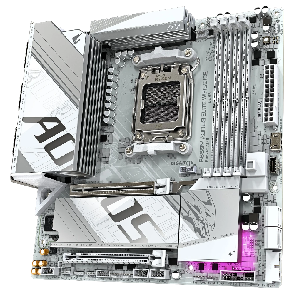 GIGABYTE B850M AORUS ELITE WiFi6E ICE White (AM5, Micro-ATX)