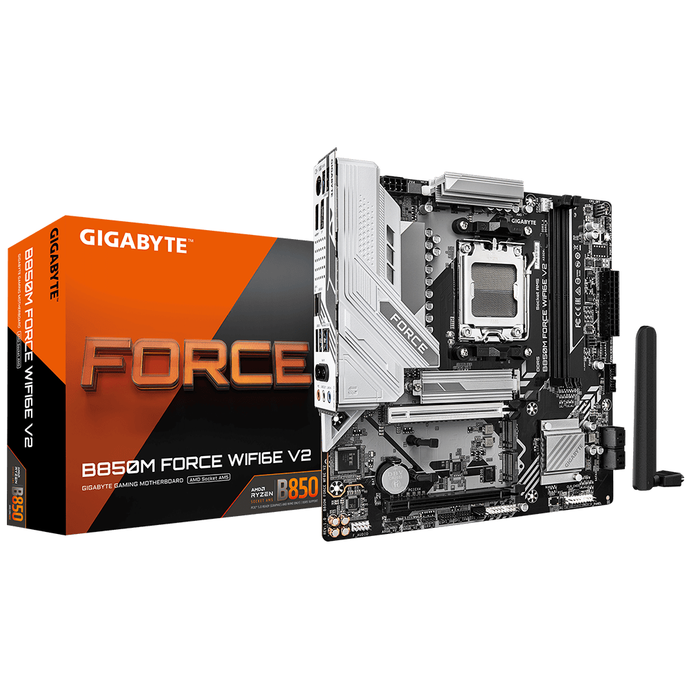 GIGABYTE B850M FORCE WiFi6E V2 (AM5, Micro-ATX)