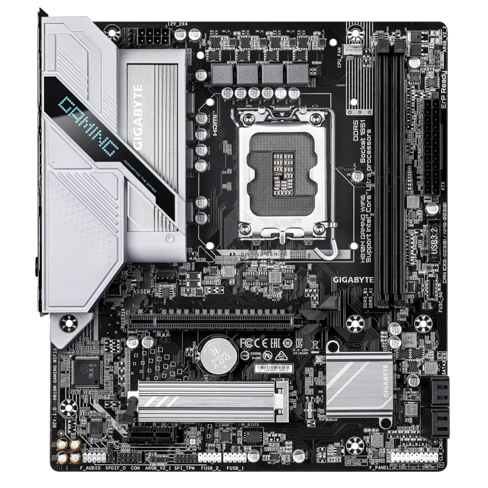 GIGABYTE H810M GAMING WiFi6 (LGA 1851, Micro-ATX)