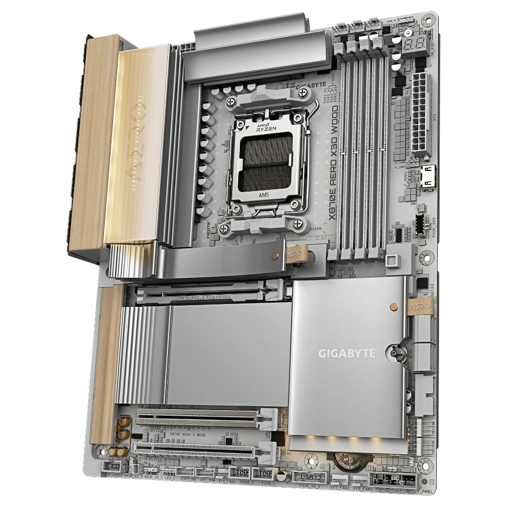 GIGABYTE X870E AERO X3D WOOD WiFi7 (AM5, ATX)