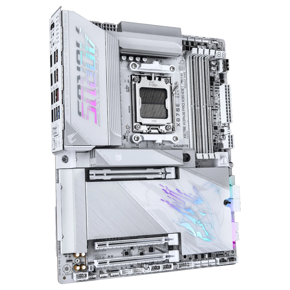 GIGABYTE X870E AORUS PRO X3D ICE WiFi7 White (AM5, ATX)