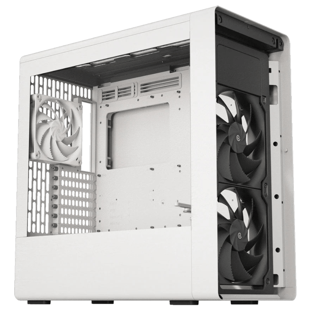 HAVN BF 360 Flow 3F White (E-ATX, Top 360mm Radiator, Stone-textured Design) - Mushi's Choice