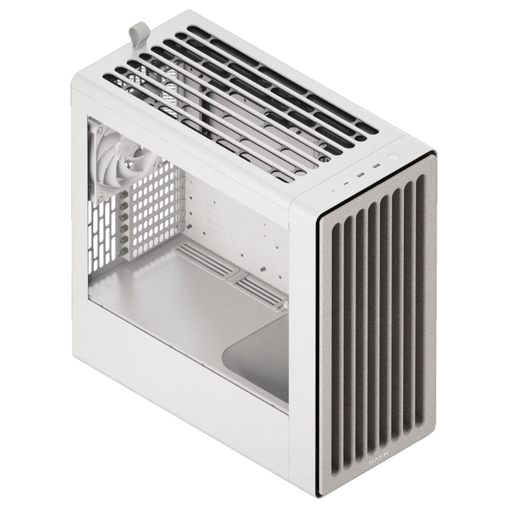 HAVN BF 360 Flow 3F White (E-ATX, Top 360mm Radiator, Stone-textured Design) - Mushi's Choice