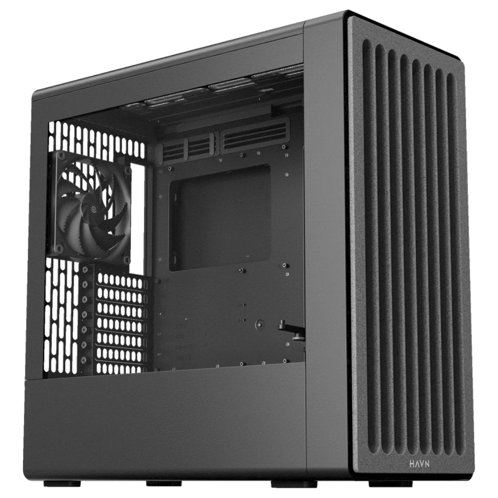 HAVN BF 360 Flow 3F (E-ATX, Top 360mm Radiator, Stone-textured Design) - Mushi's Choice