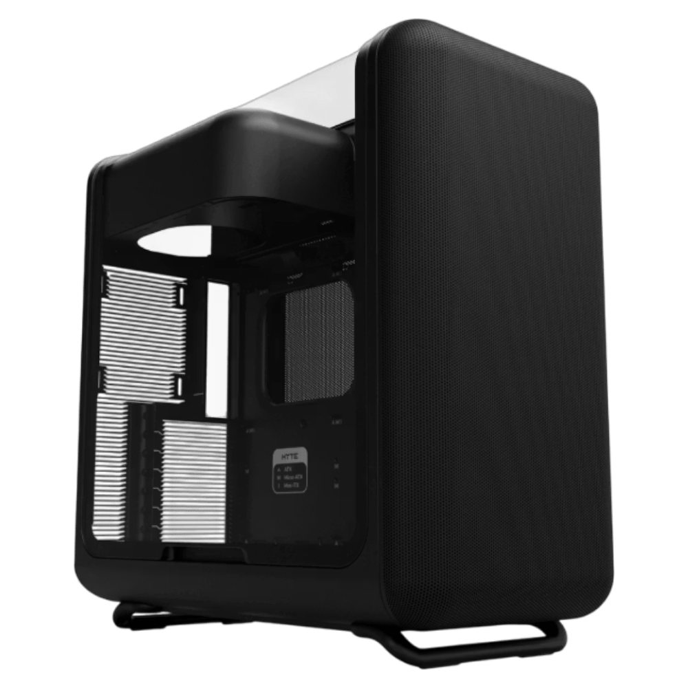 HYTE X50 Black (E-ATX, Curved Glass, Micro-mesh, Side 360mm Radiator)