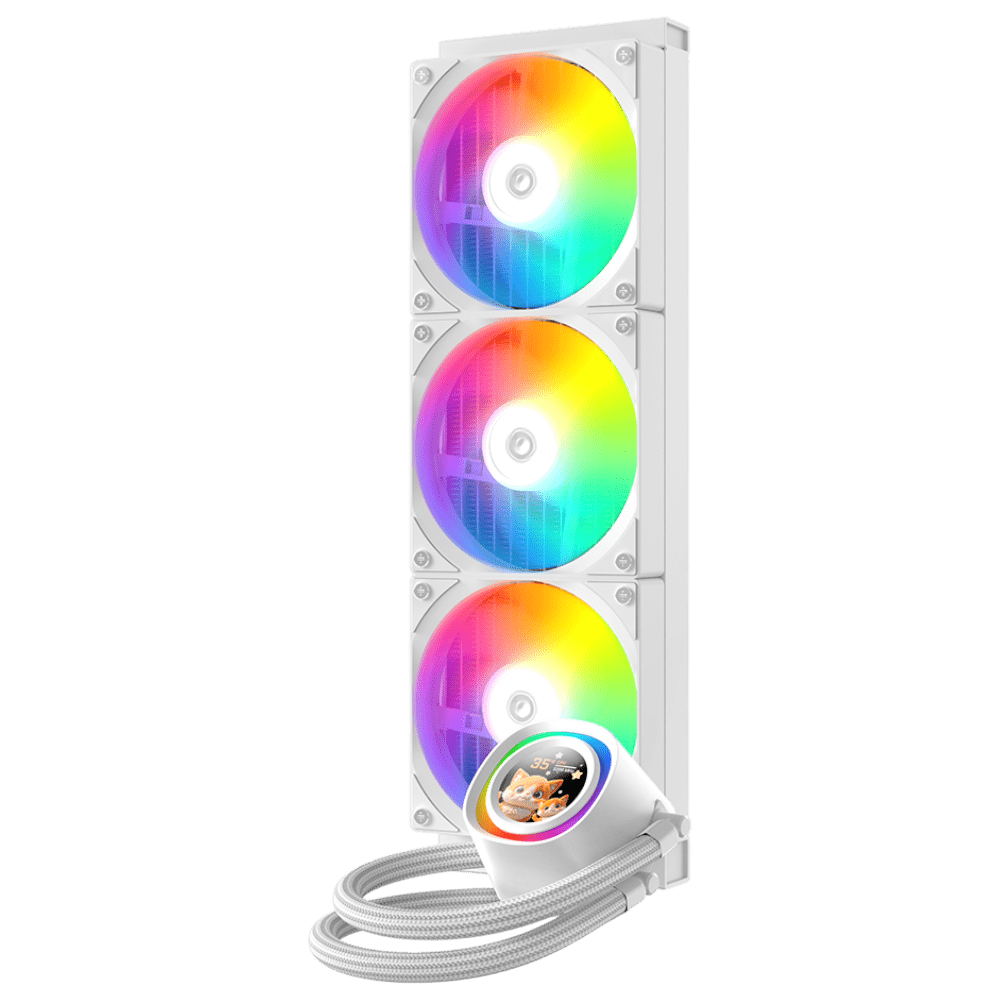 ID-COOLING FX360 ARGB LCD White